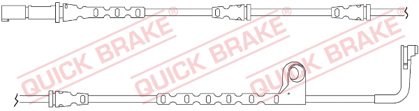 Czujnik zużycia klocka